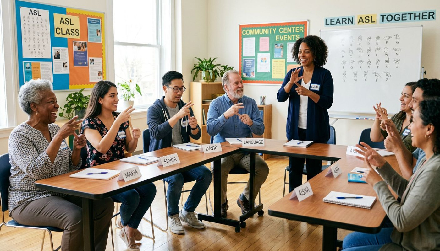 Comment les cours de langue des signes favorisent l'inclusion sociale ?