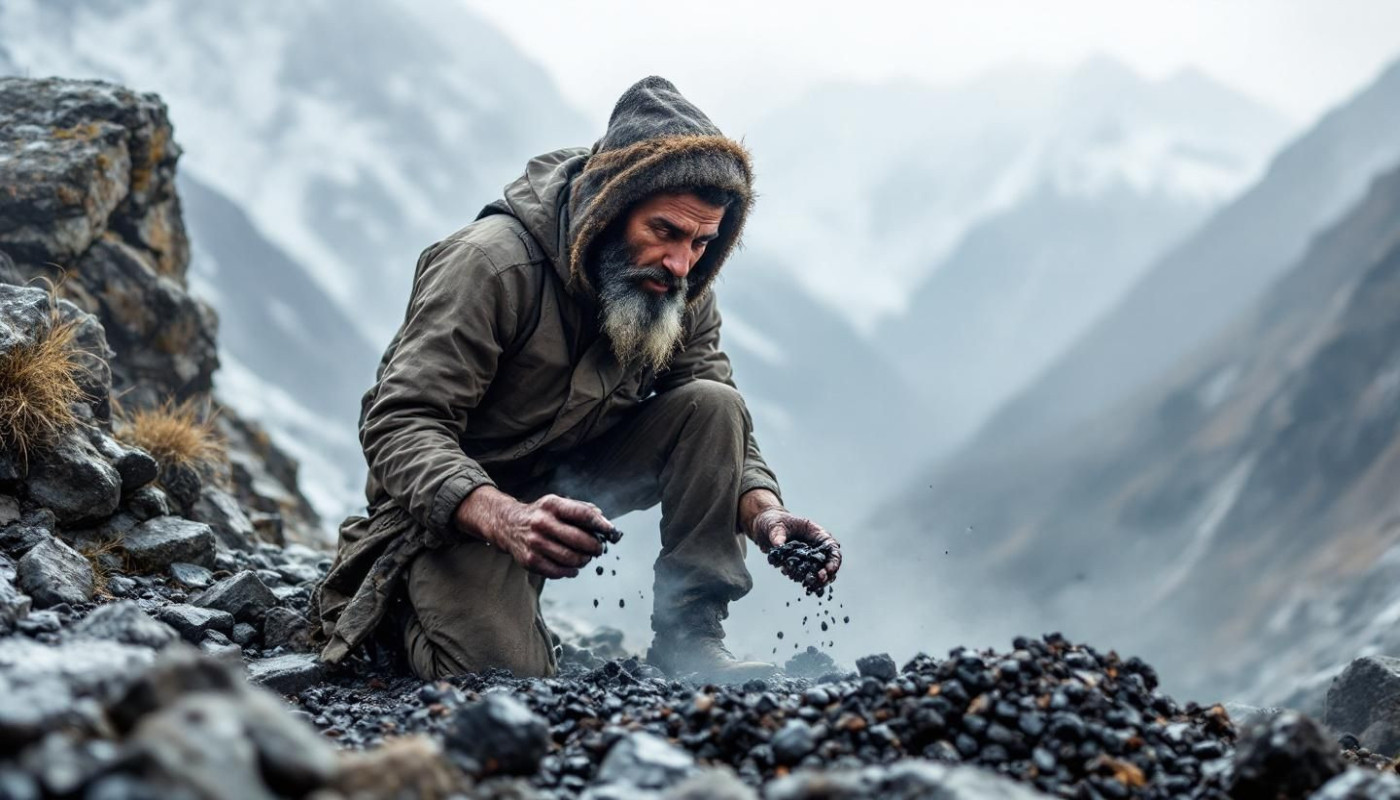 Exploration des méthodes traditionnelles d'extraction du Shilajit de l'Himalaya